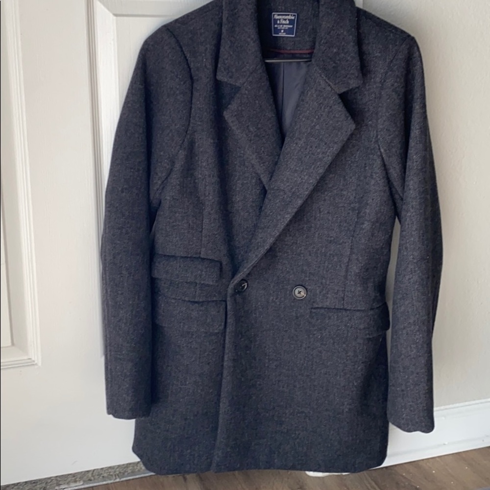 A&F NWT Wool-Blend Blazer Coat